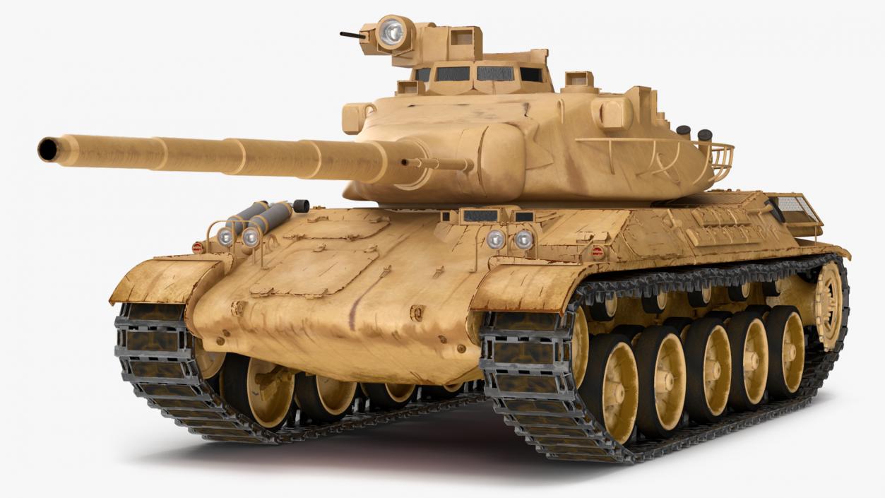 French AMX-30 Heavy Tank 3D model