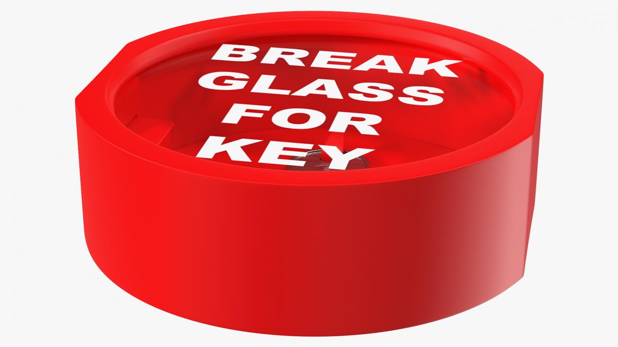 Break Glass Key Box 3D model