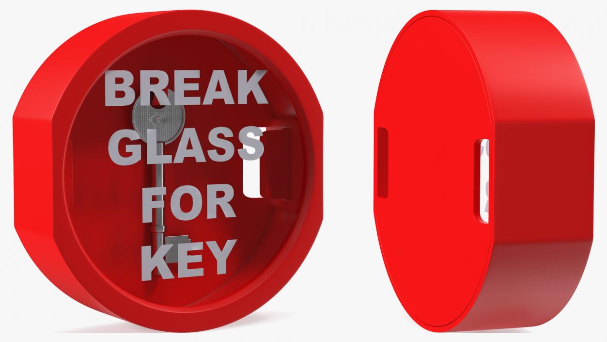 Break Glass Key Box 3D model