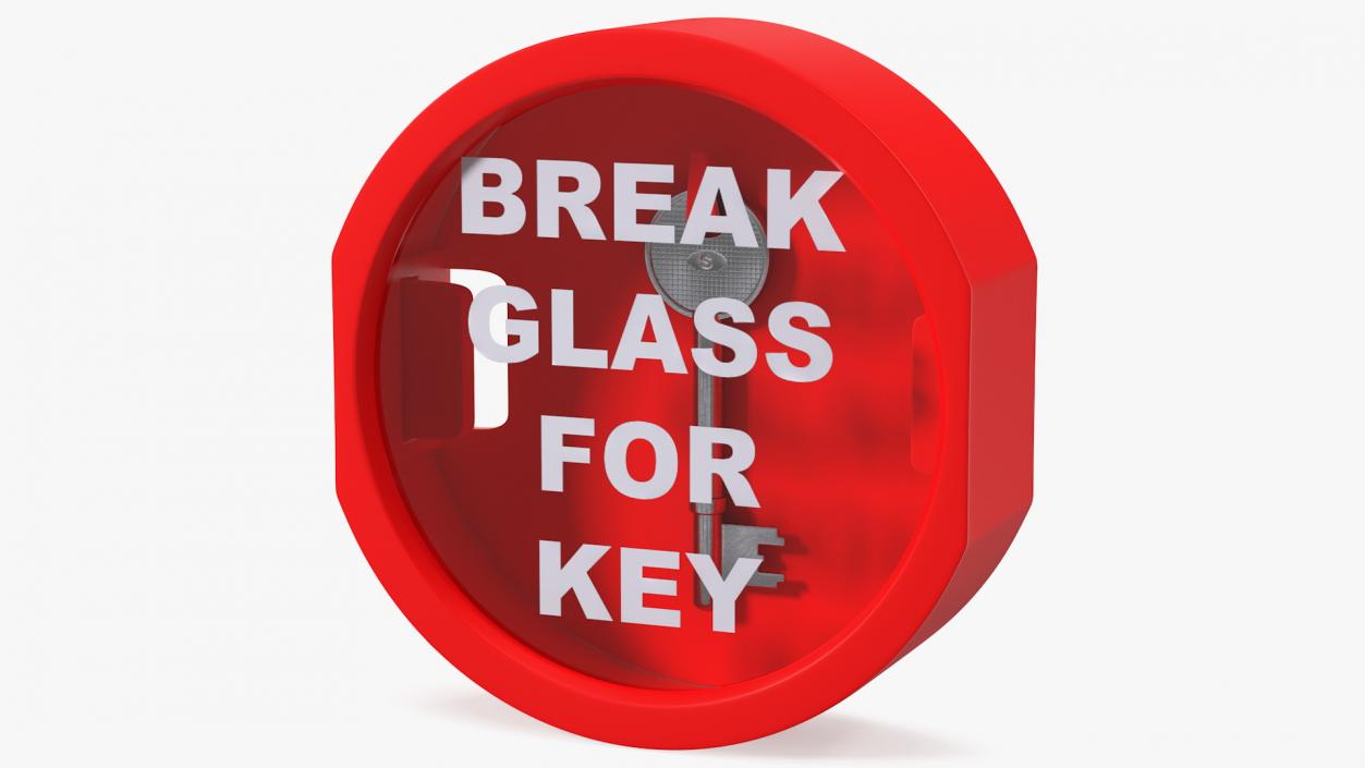 Break Glass Key Box 3D model