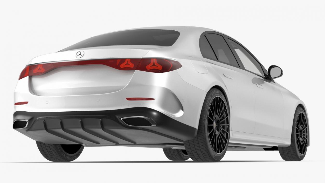 2023 Mercedes E-Class White 3D