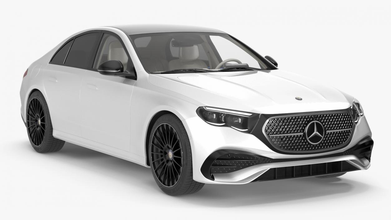 2023 Mercedes E-Class White 3D