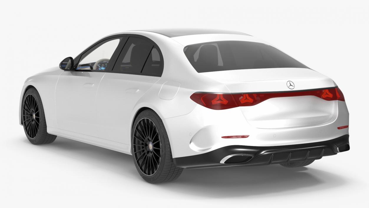 2023 Mercedes E-Class White 3D