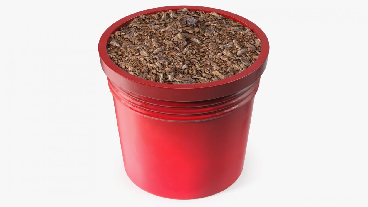 3D Plant Pot Red model