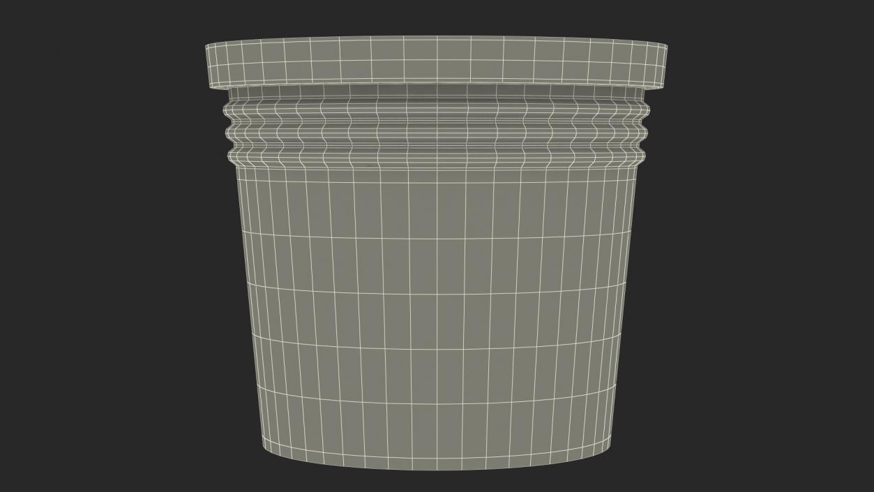 3D Plant Pot Red model