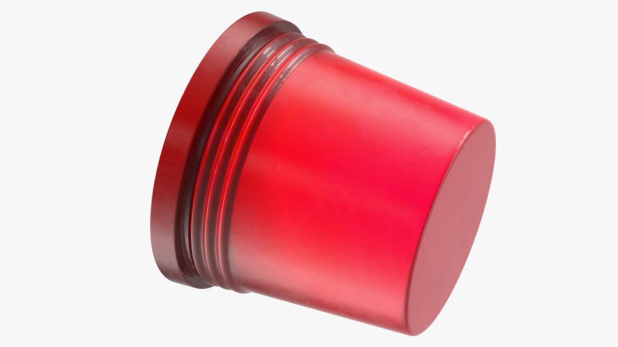 3D Plant Pot Red model