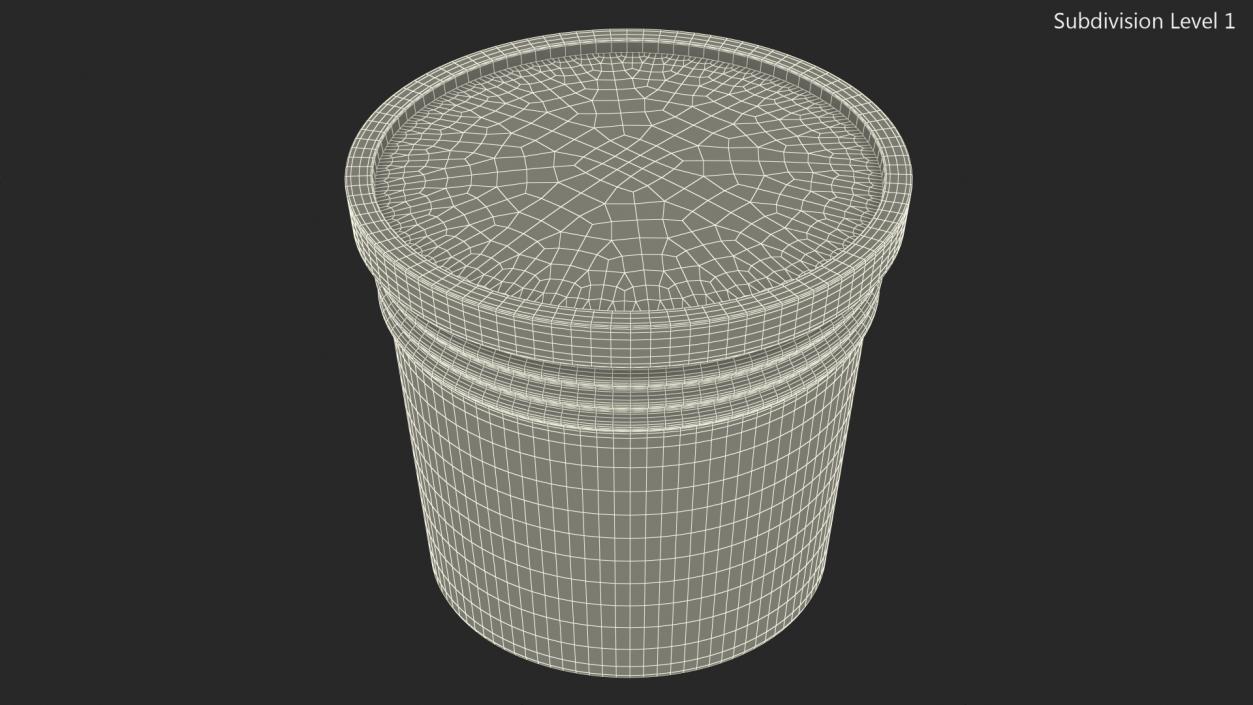 3D Plant Pot Red model