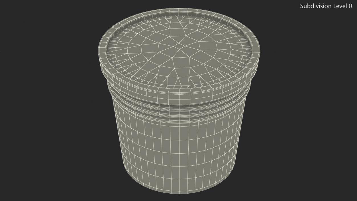 3D Plant Pot Red model