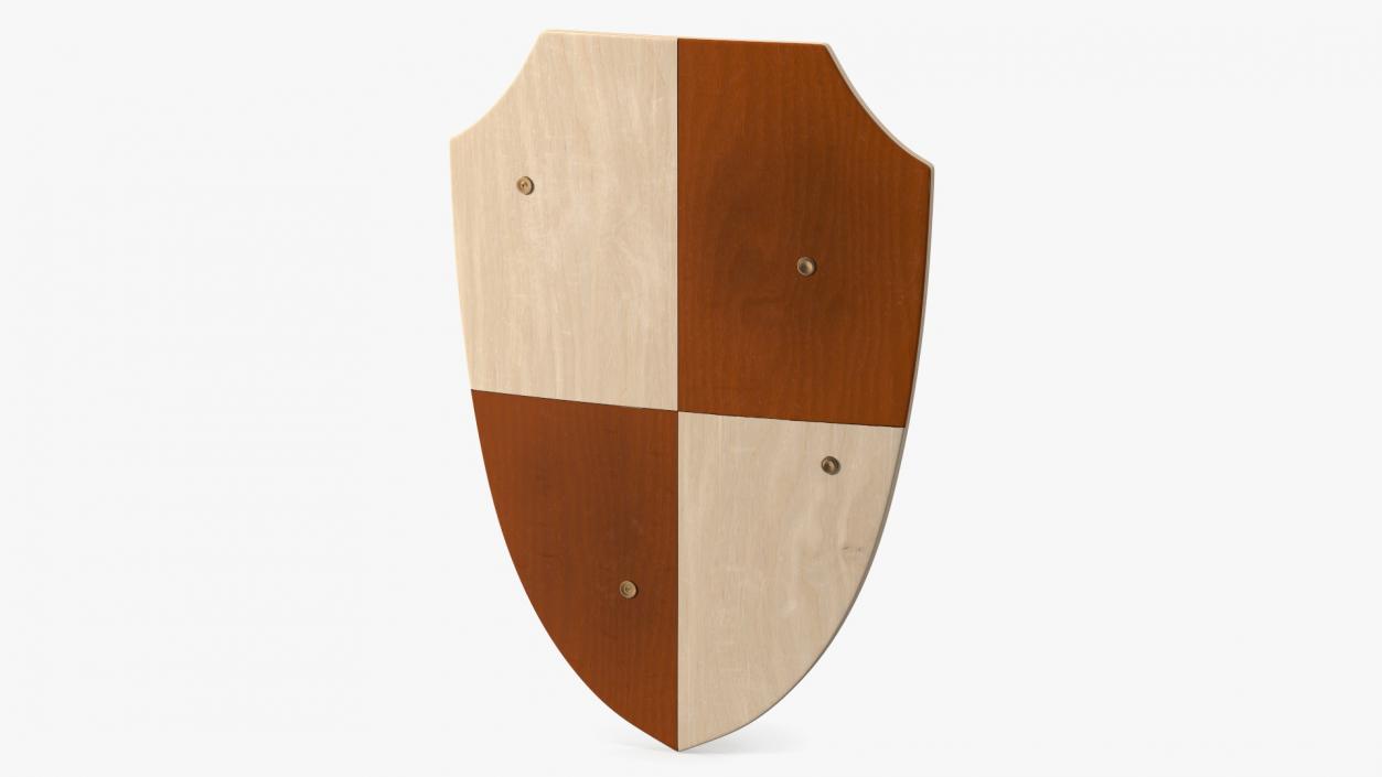 Toy Wooden Shield 2 3D model