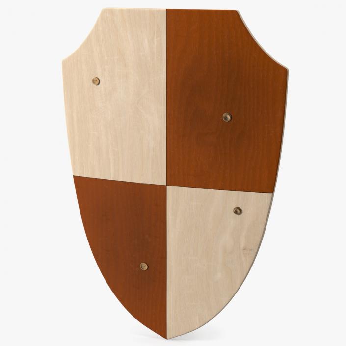 Toy Wooden Shield 2 3D model