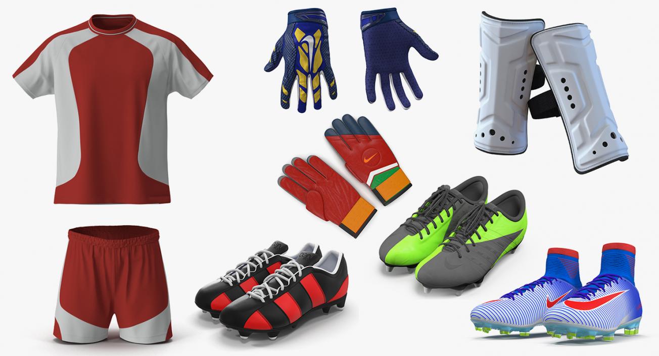 Soccer Uniform Collection 2 3D