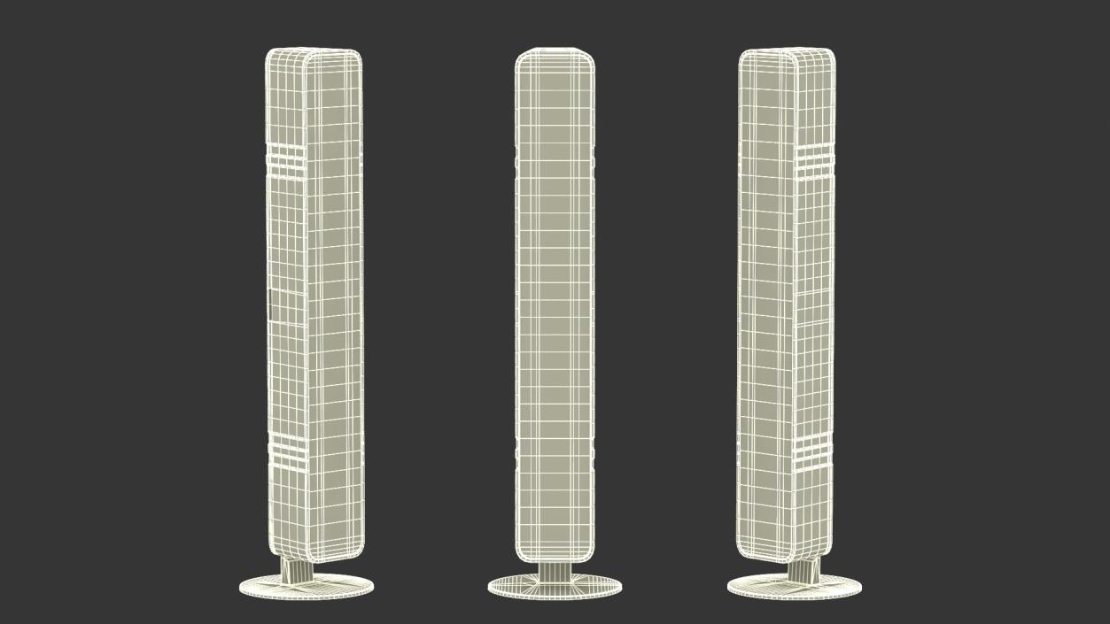 3D Vertical Dynamic Ambient Light Bar Set model