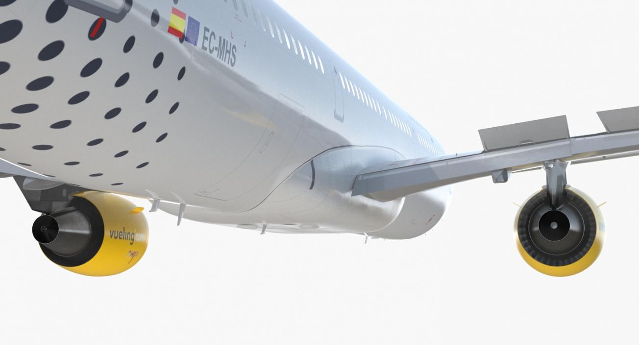 3D model Airbus A321 Vueling Airlines Rigged