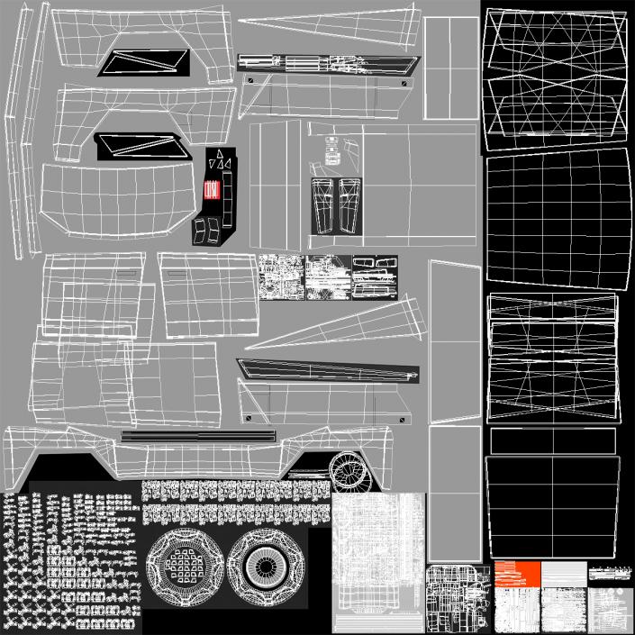 3D Tesla Cybertruck Rigged model