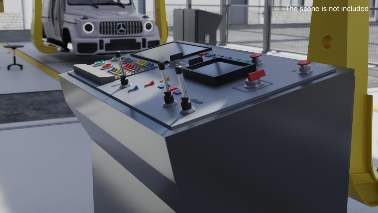 3D model Secondary Control Console