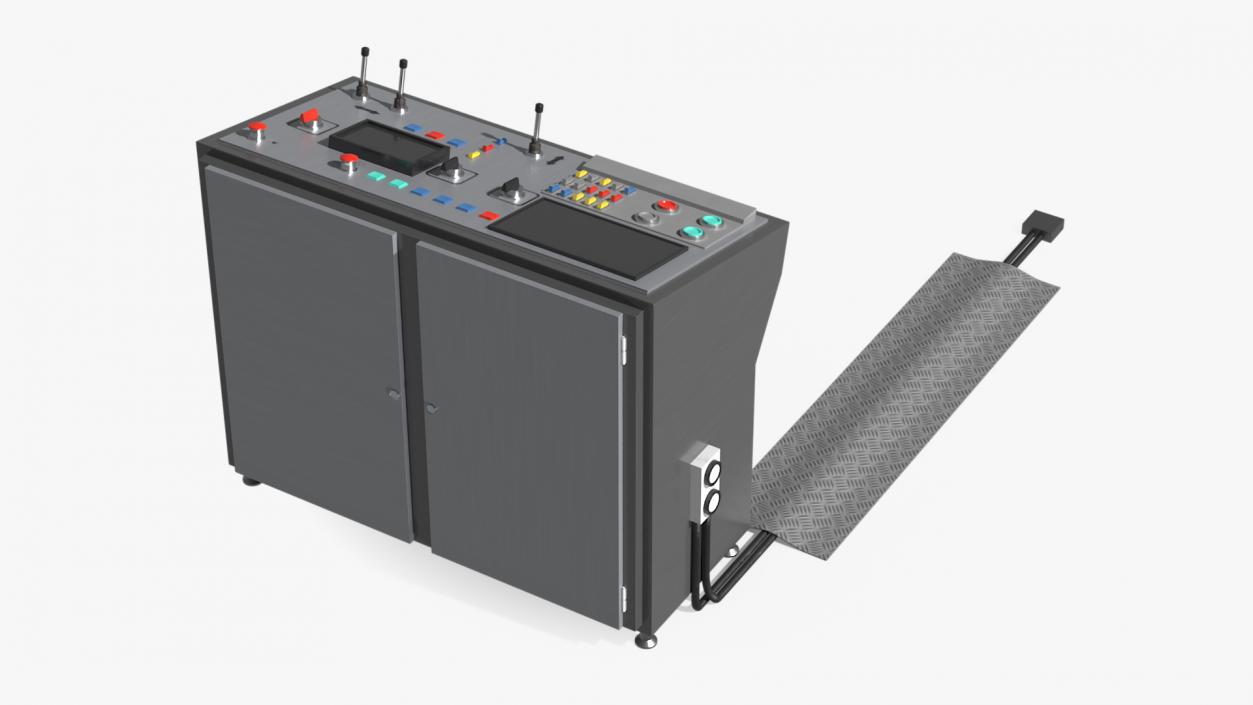 3D model Secondary Control Console