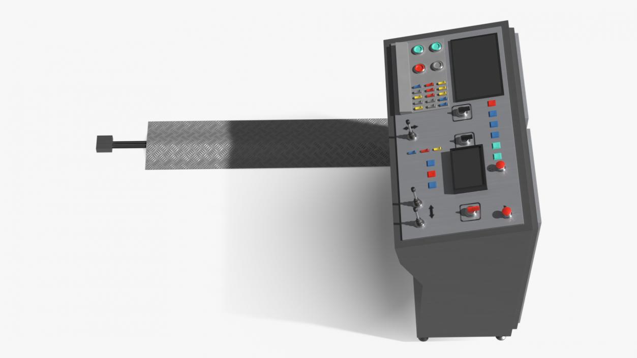 3D model Secondary Control Console