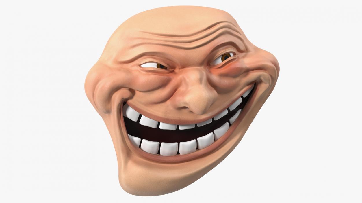 3D model Trollface Human