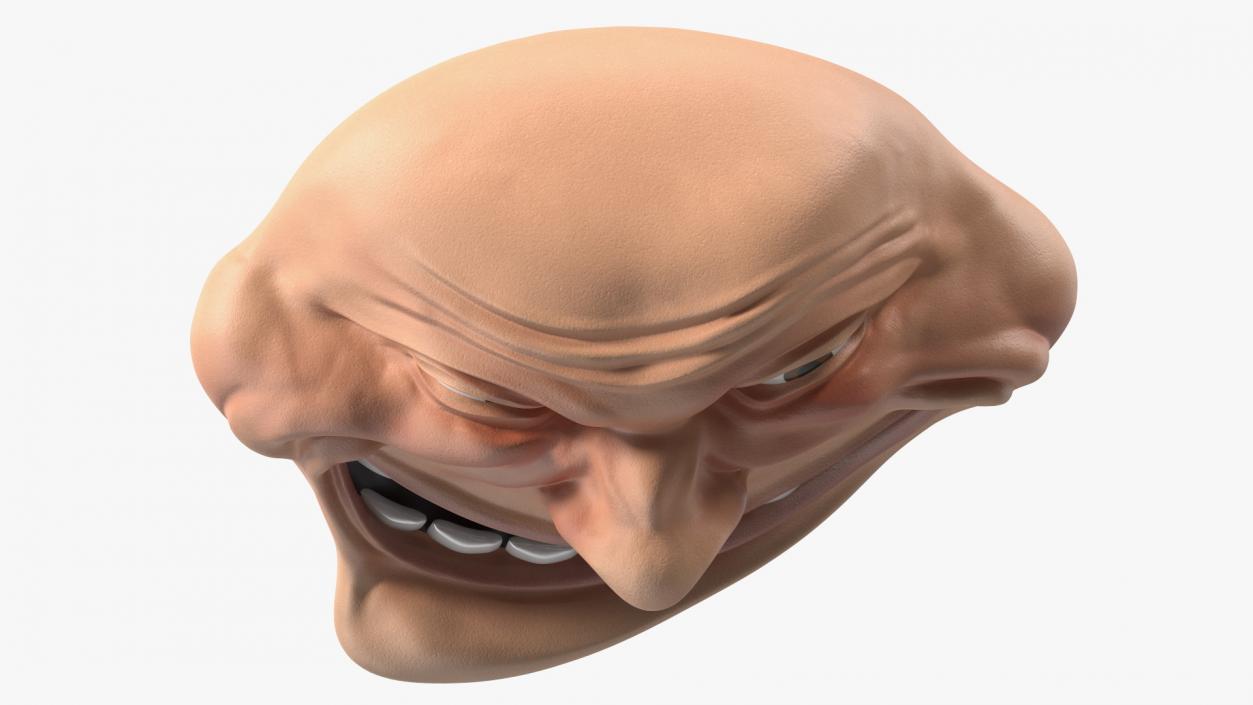 3D model Trollface Human