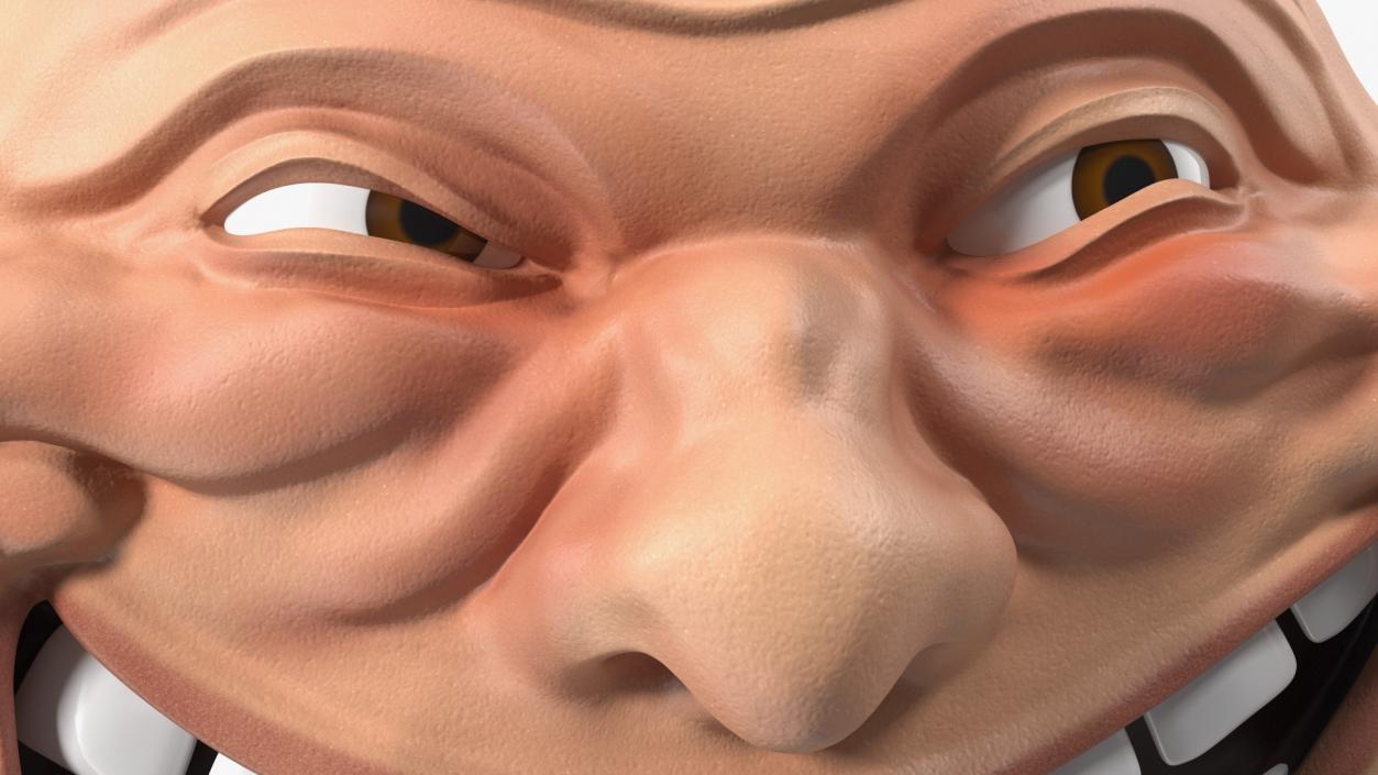 3D model Trollface Human