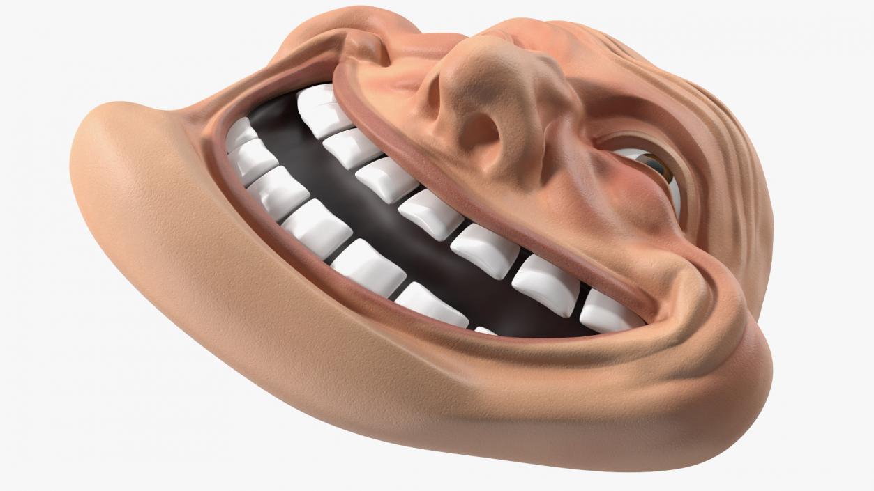 3D model Trollface Human