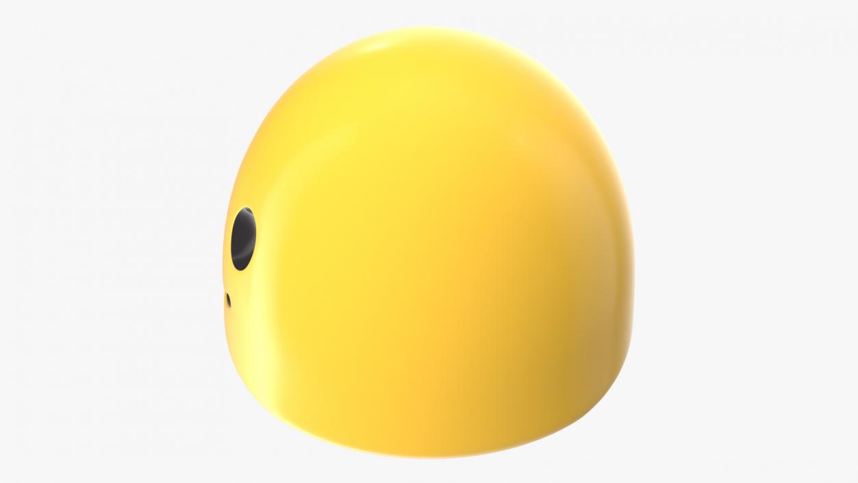 3D model Slightly Smiling Face Android Emoji