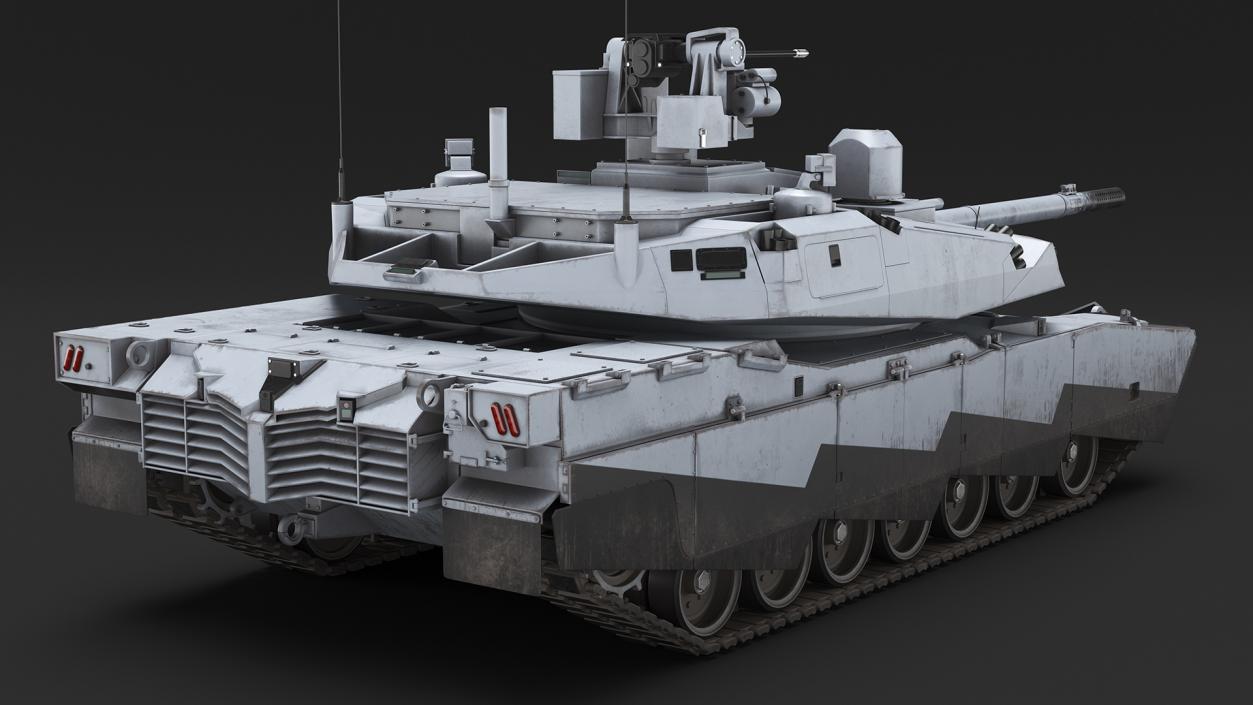 Old Tank Abrams X Grey 3D