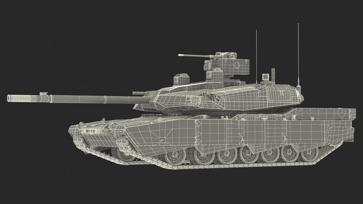 Old Tank Abrams X Grey 3D