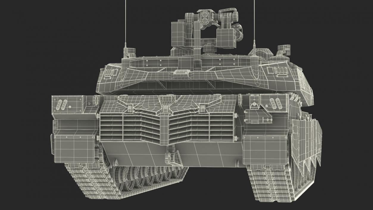 Old Tank Abrams X Grey 3D