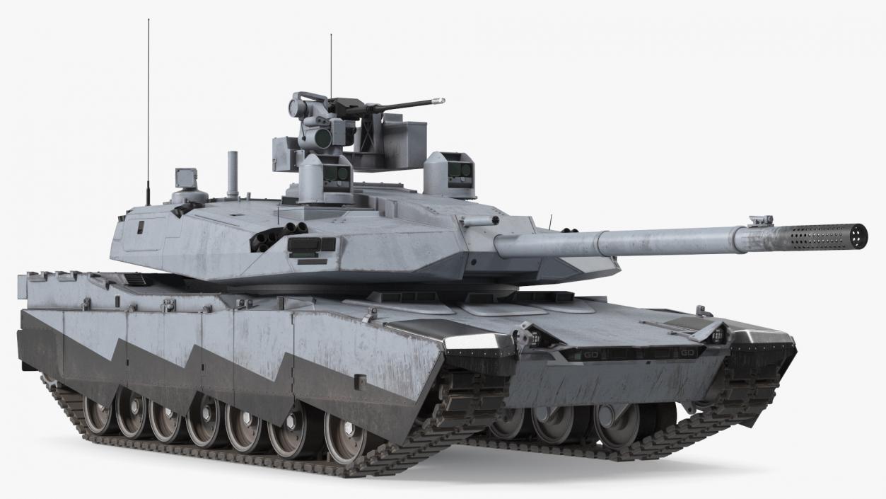 Old Tank Abrams X Grey 3D