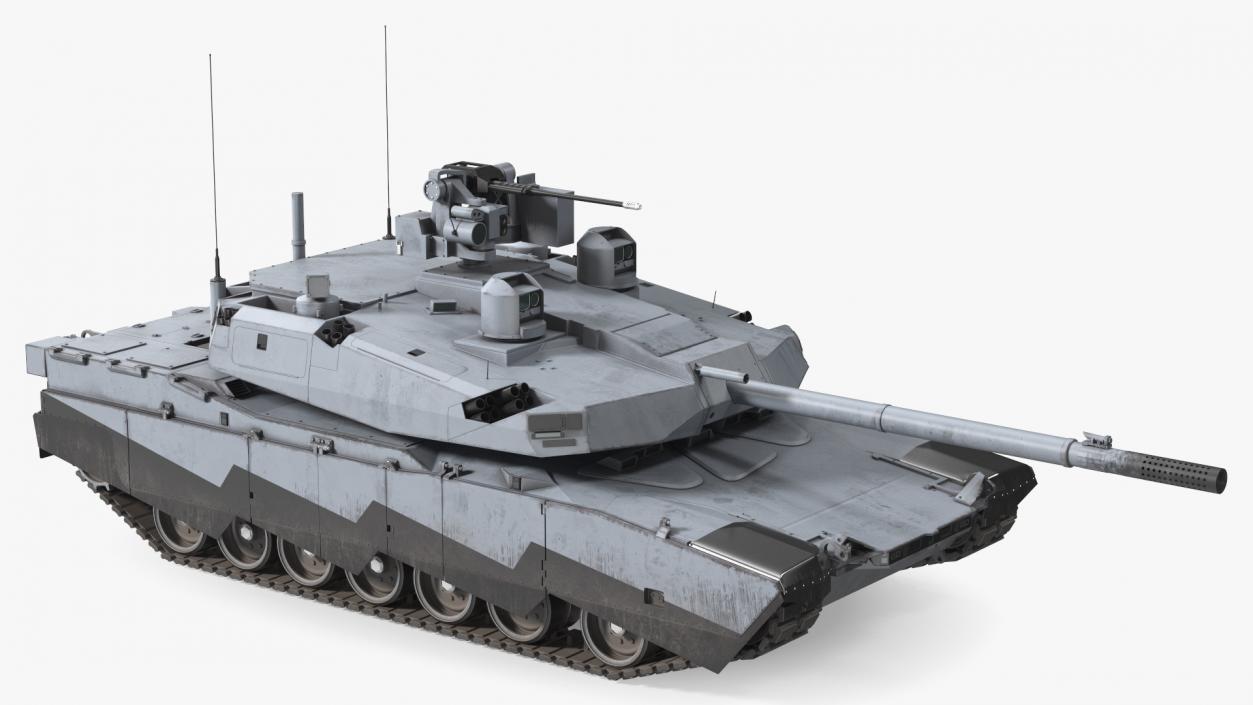 Old Tank Abrams X Grey 3D