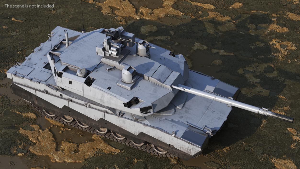 Old Tank Abrams X Grey 3D