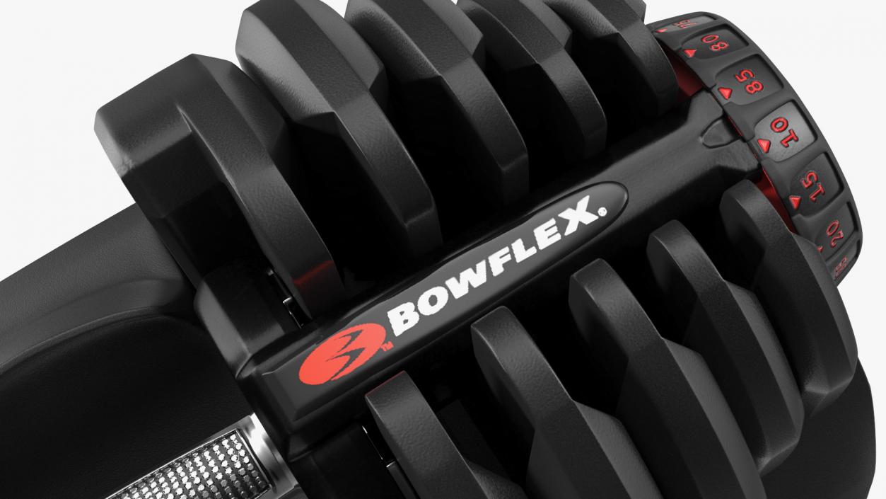 3D model Bowflex Selecttech 1090 Adjustable Dumbbell with Holder