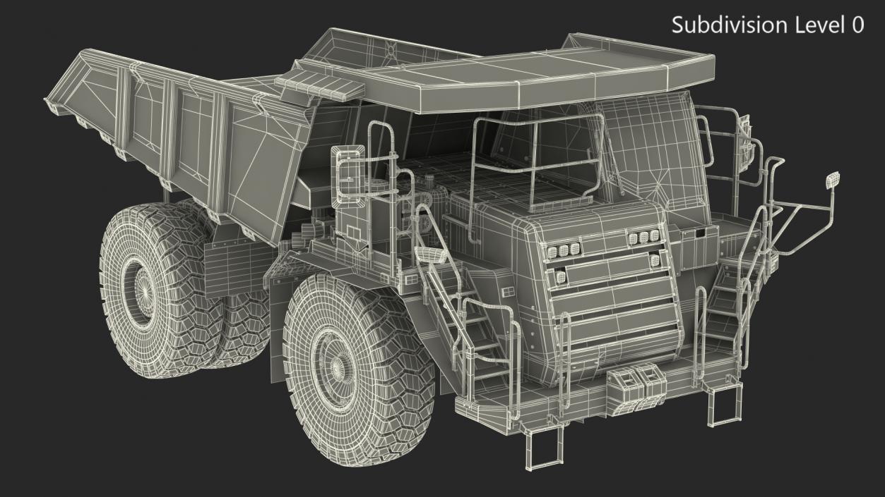 3D Off Highway Dump Truck Clean model