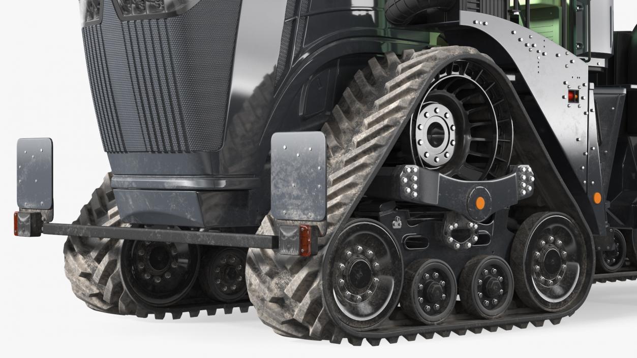 Four Track Tractor Dirty 3D model