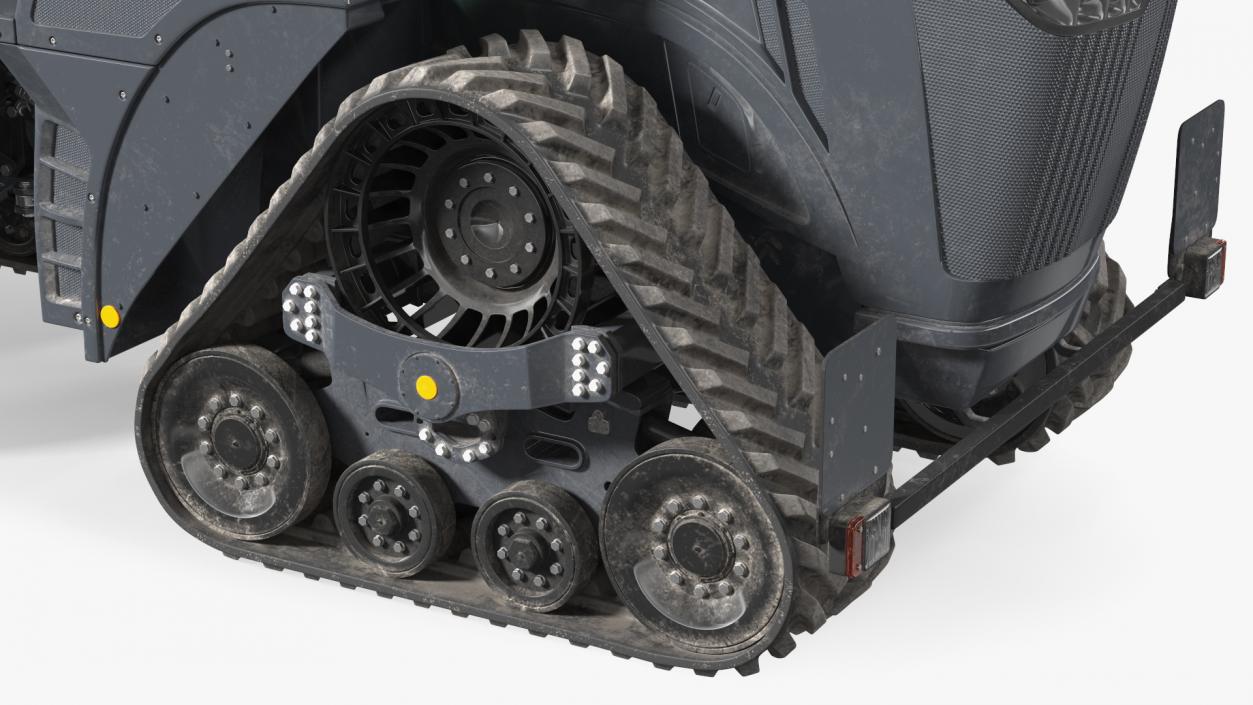 Four Track Tractor Dirty 3D model