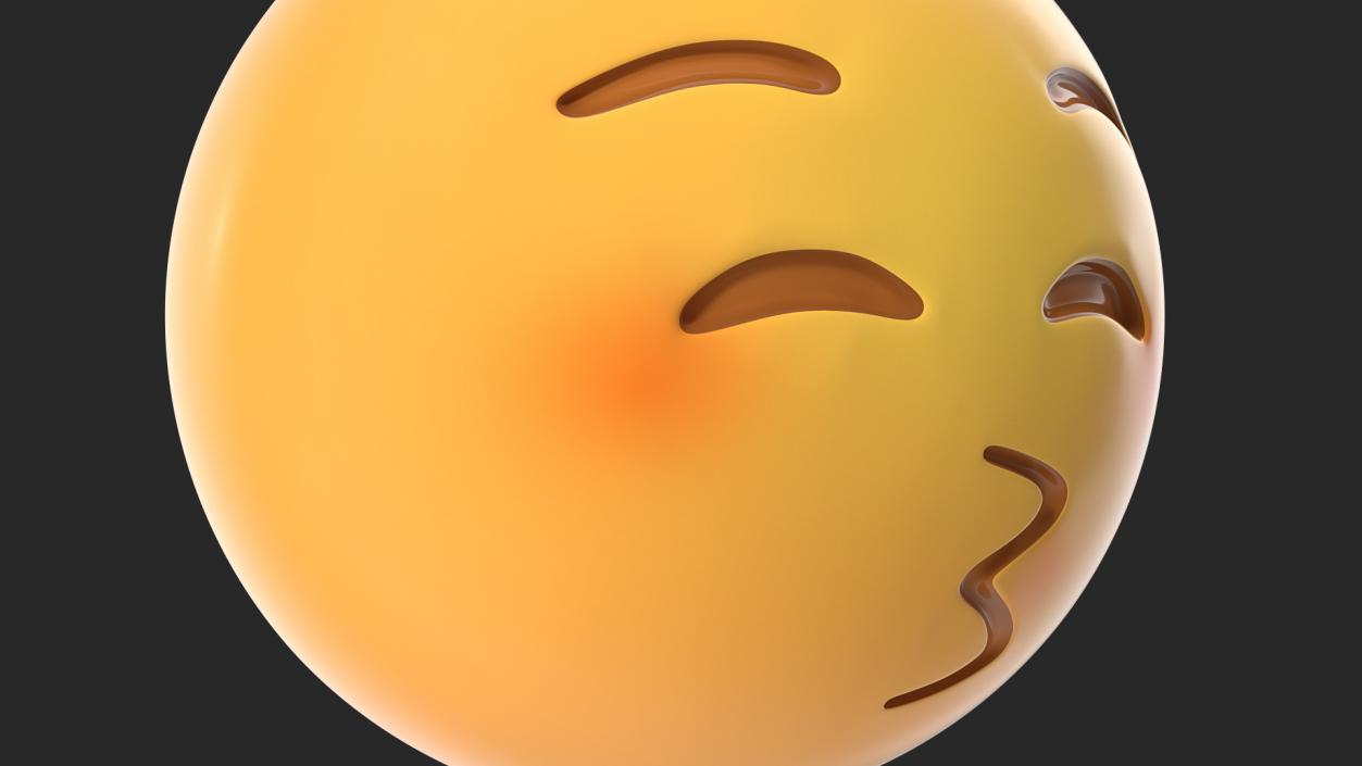 3D model Kiss Emoji