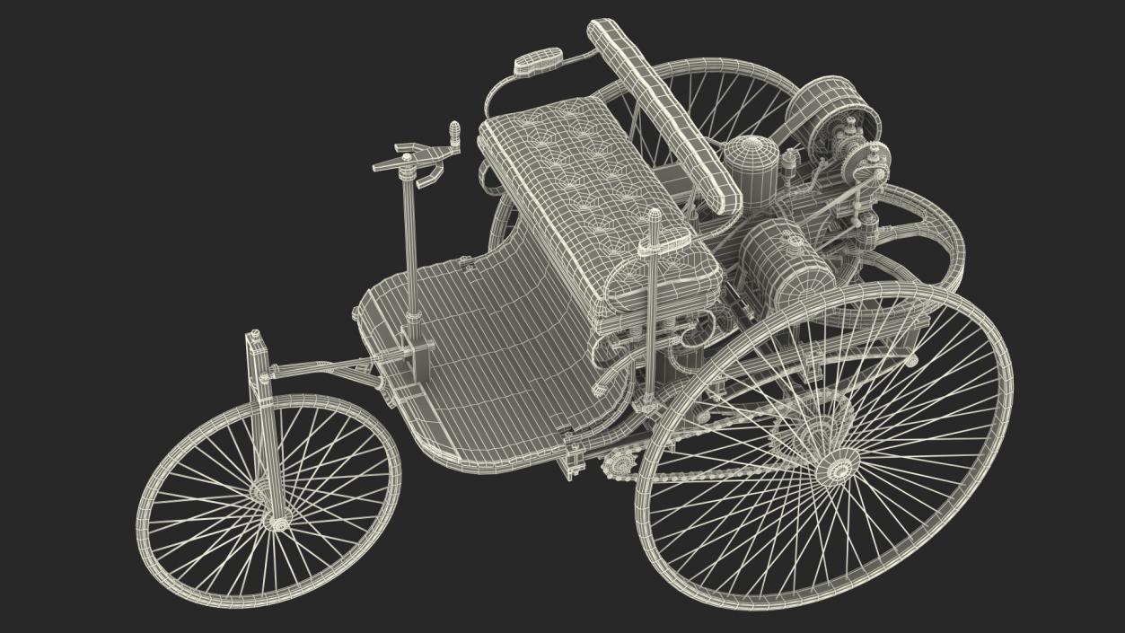 Benz Patent Motorwagen 3D