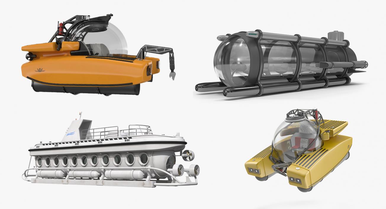 Personal Submarines Collection 2 3D