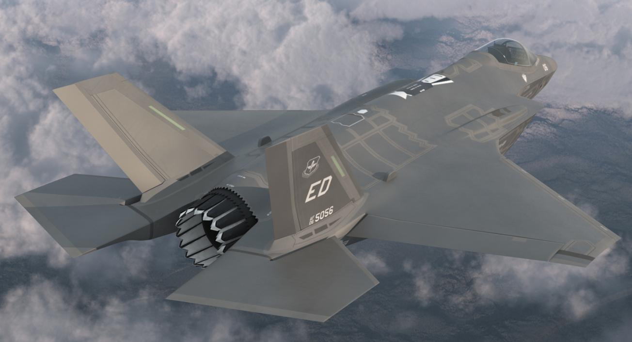 3D Stealth Multirole Fighter F-35 Lightning II model