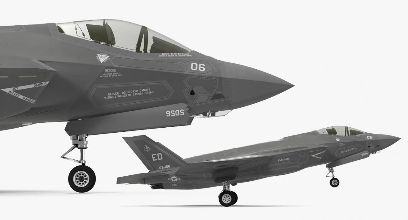 3D Stealth Multirole Fighter F-35 Lightning II model