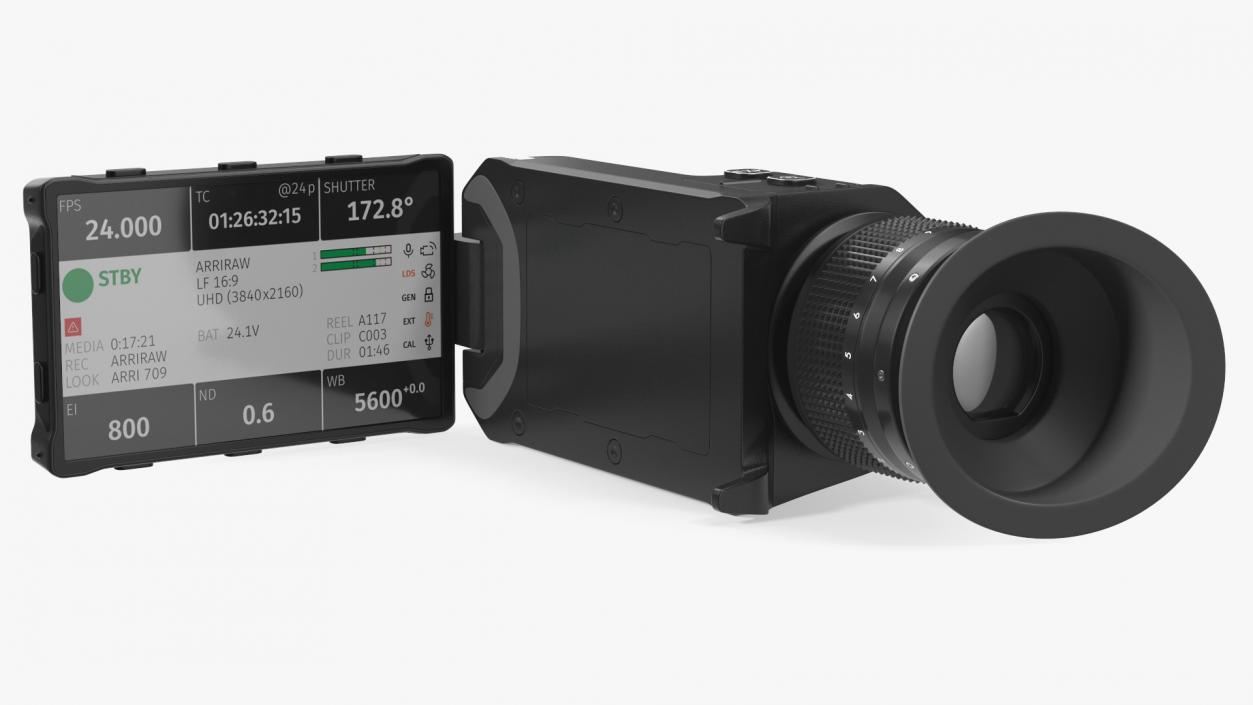 ARRI Alexa Mini LF ViewFinder 3D model