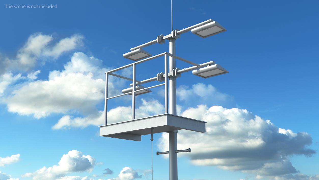 3D Lighting Mast model