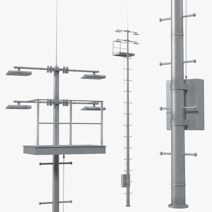 3D Lighting Mast model