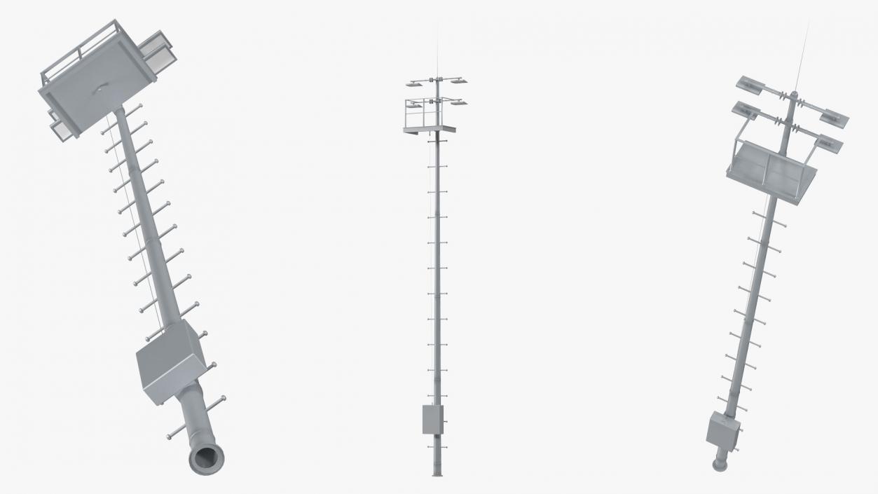 3D Lighting Mast model