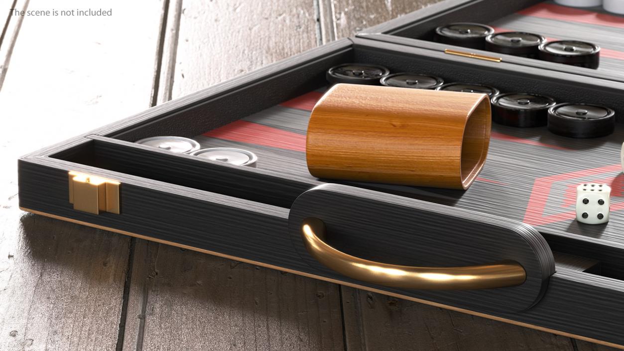 3D Black Backgammon