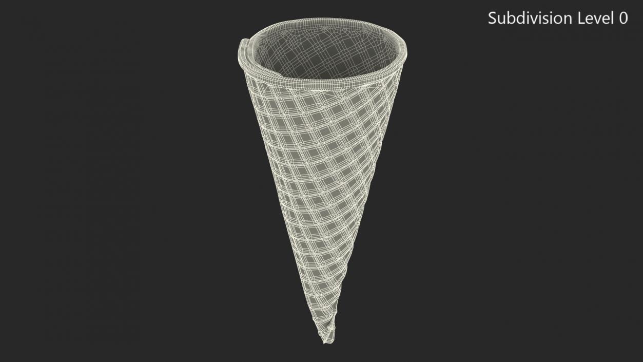 3D model Empty Ice Cream Cone