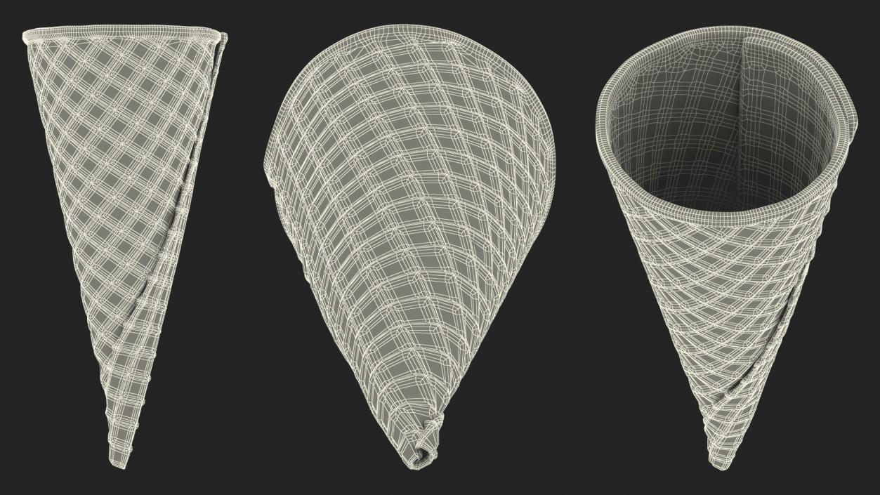 3D model Empty Ice Cream Cone