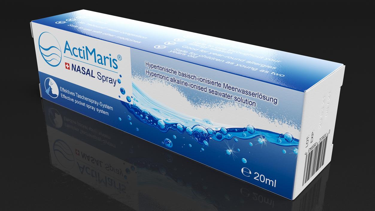 3D model ActiMaris NASAL Spray Box