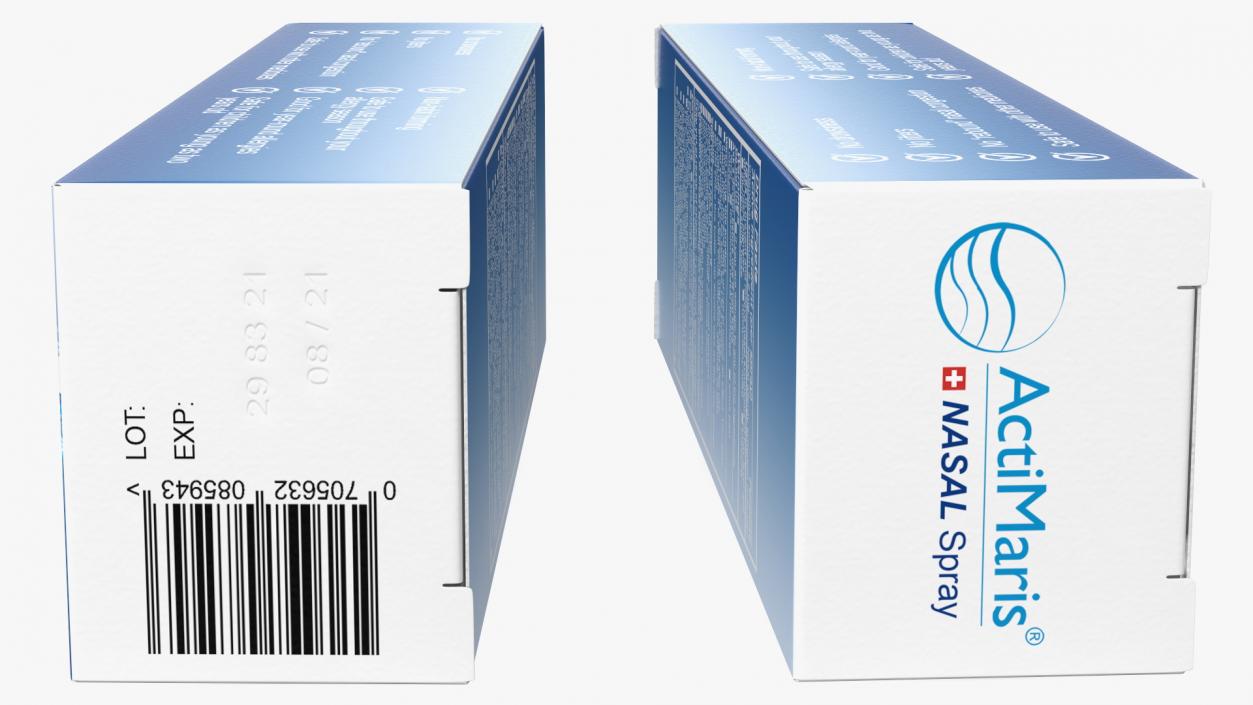 3D model ActiMaris NASAL Spray Box